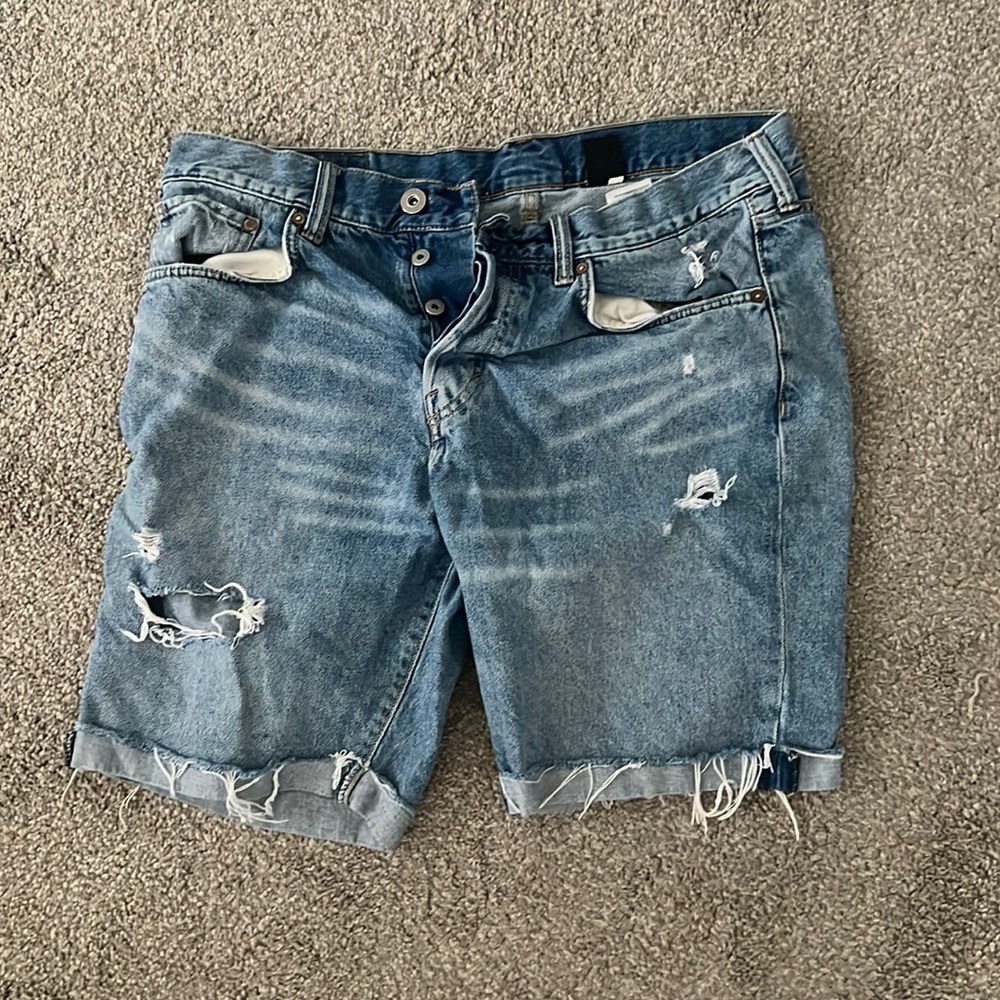 Denim shorts